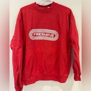 Freshjive pill logo crewneck sweater